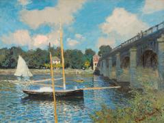 Картина Мост в Аржантее, Клод Моне